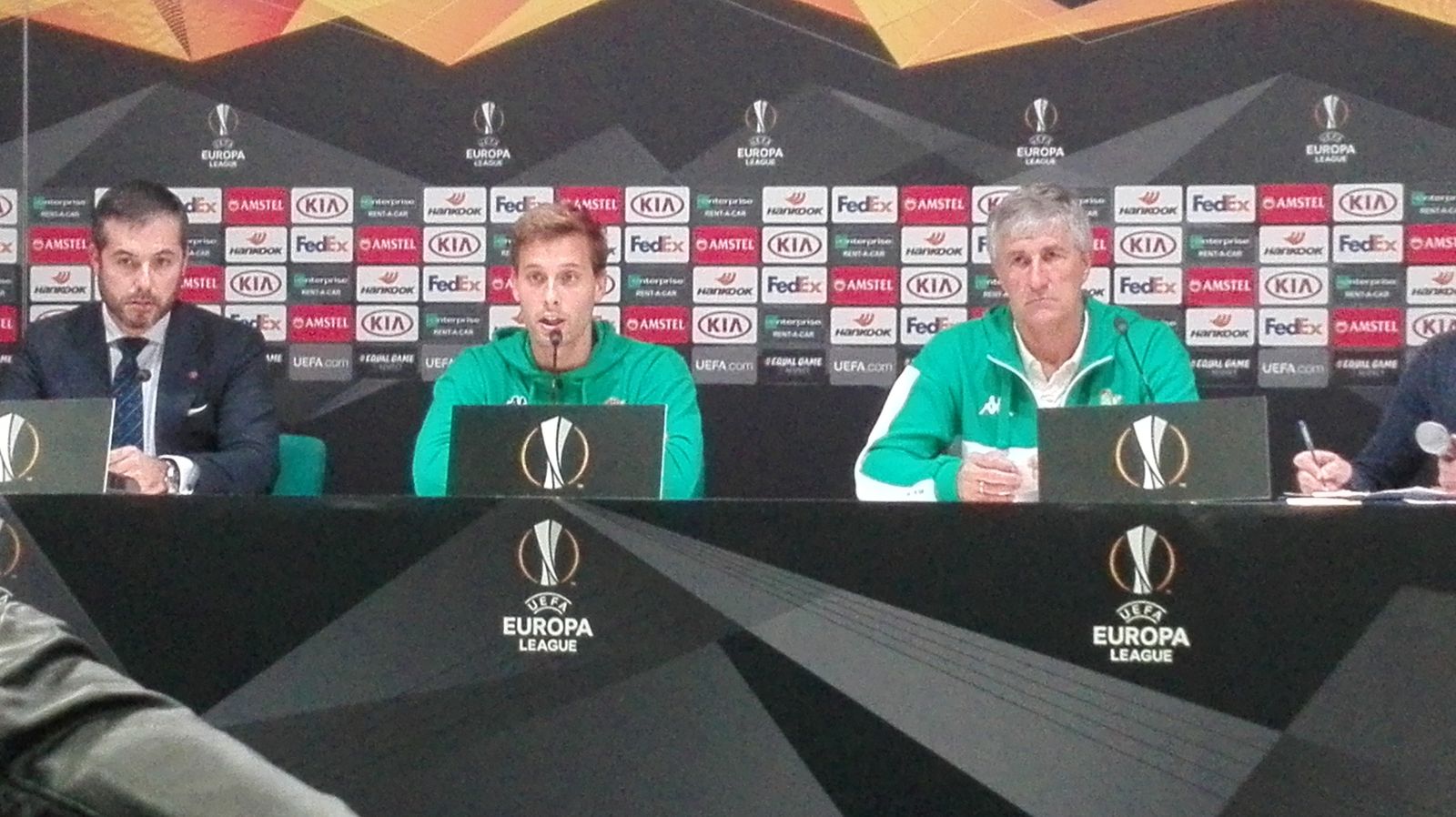 Canales, en rueda de prensa.