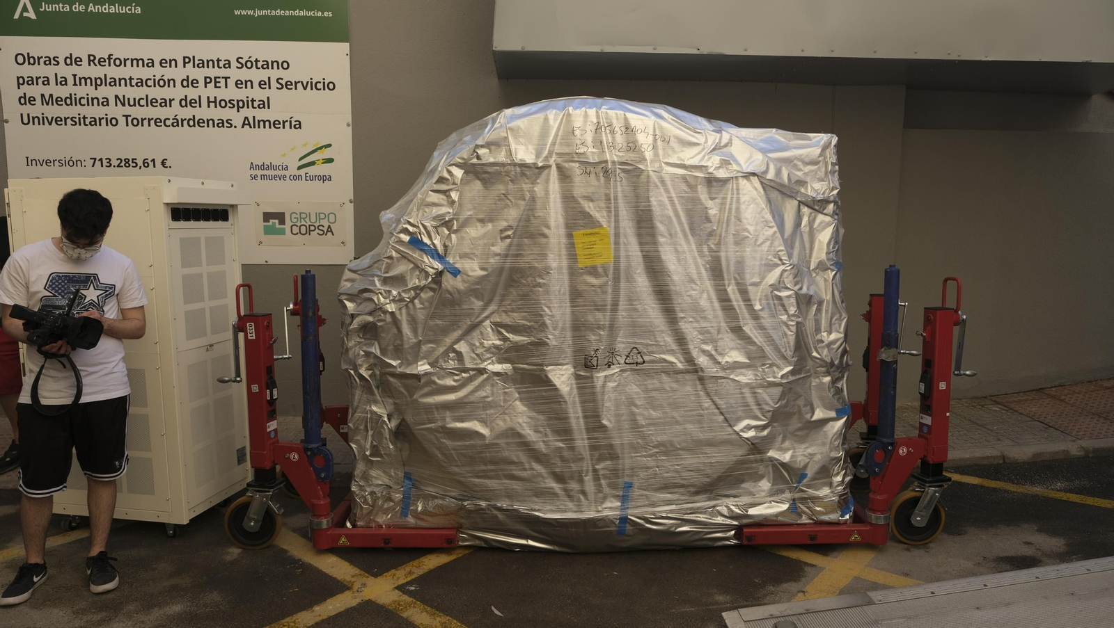 Instalación del nuevo PET-TAC en el Hospital Universitario Torrecárdenas