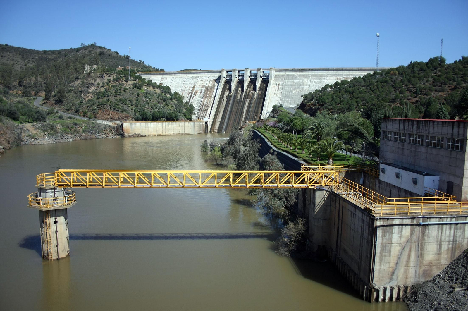 Embalse del Chanza, en la provincia de Huelva.