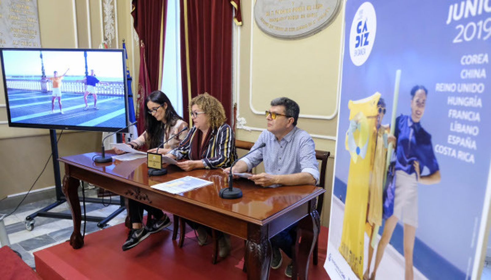Momento de la presentación de Cádiz en Danza.