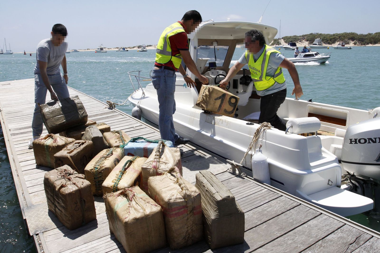 Alijo de una operación anterior en Sancti Petri.