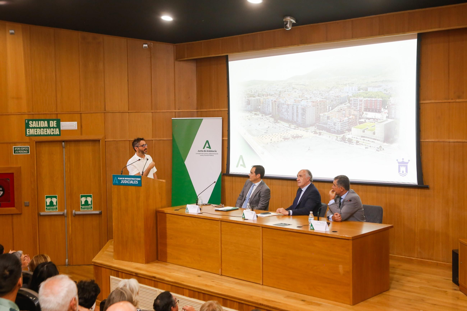 José Antonio Nieto presenta avances de la Ciudad de la Justicia de Algeciras, en imágenes
