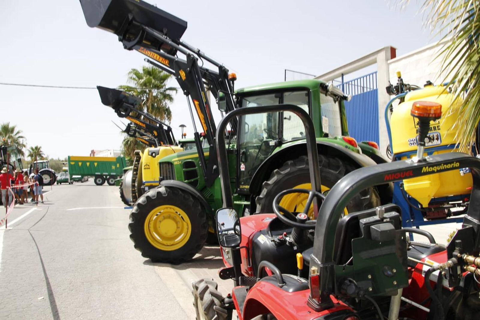 El concurso de manejo de tractor con remolque de Hinojosa del Duque, en imágenes