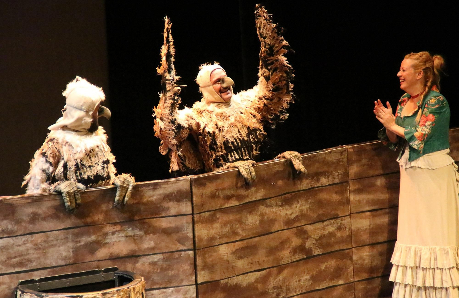 Imagen del espectáculo teatra de la compañía Yllana 'Far West'