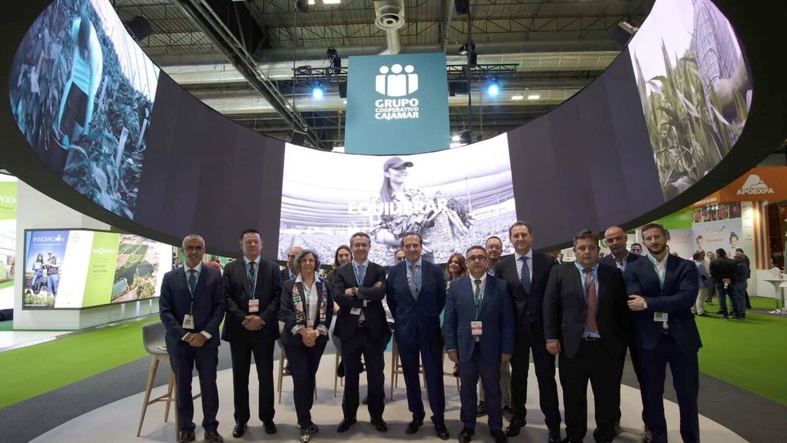 Directivos y profesionales del Grupo Cajamar acompañarán al tejido empresarial agroalimentario asistente a la feria.