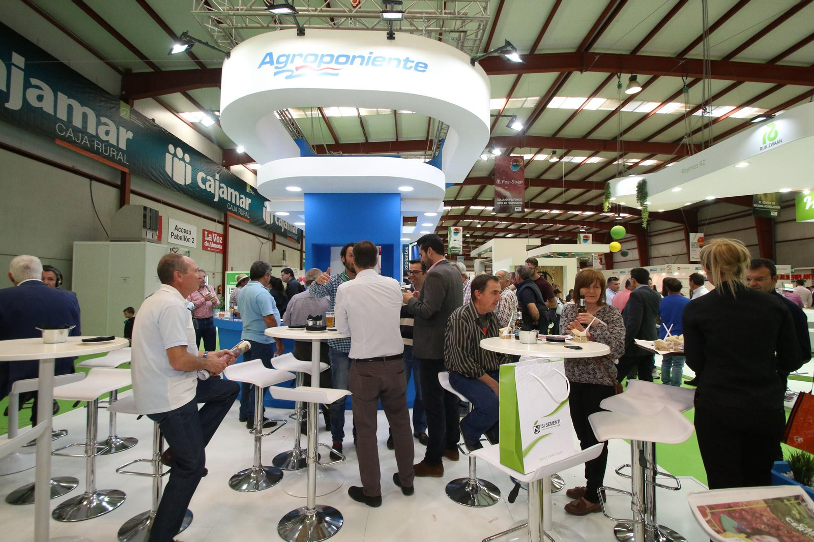 Expositor de Agroponiente en Expo Levante (Níjar), hace unos meses. Expositor de Agroponiente en Expo Levante (Níjar), hace unos meses.