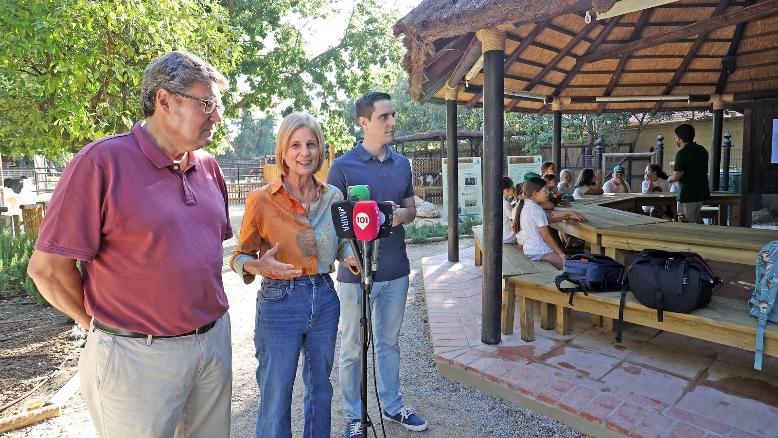 Visita a la escuela de verano en el Zoo de Jerez