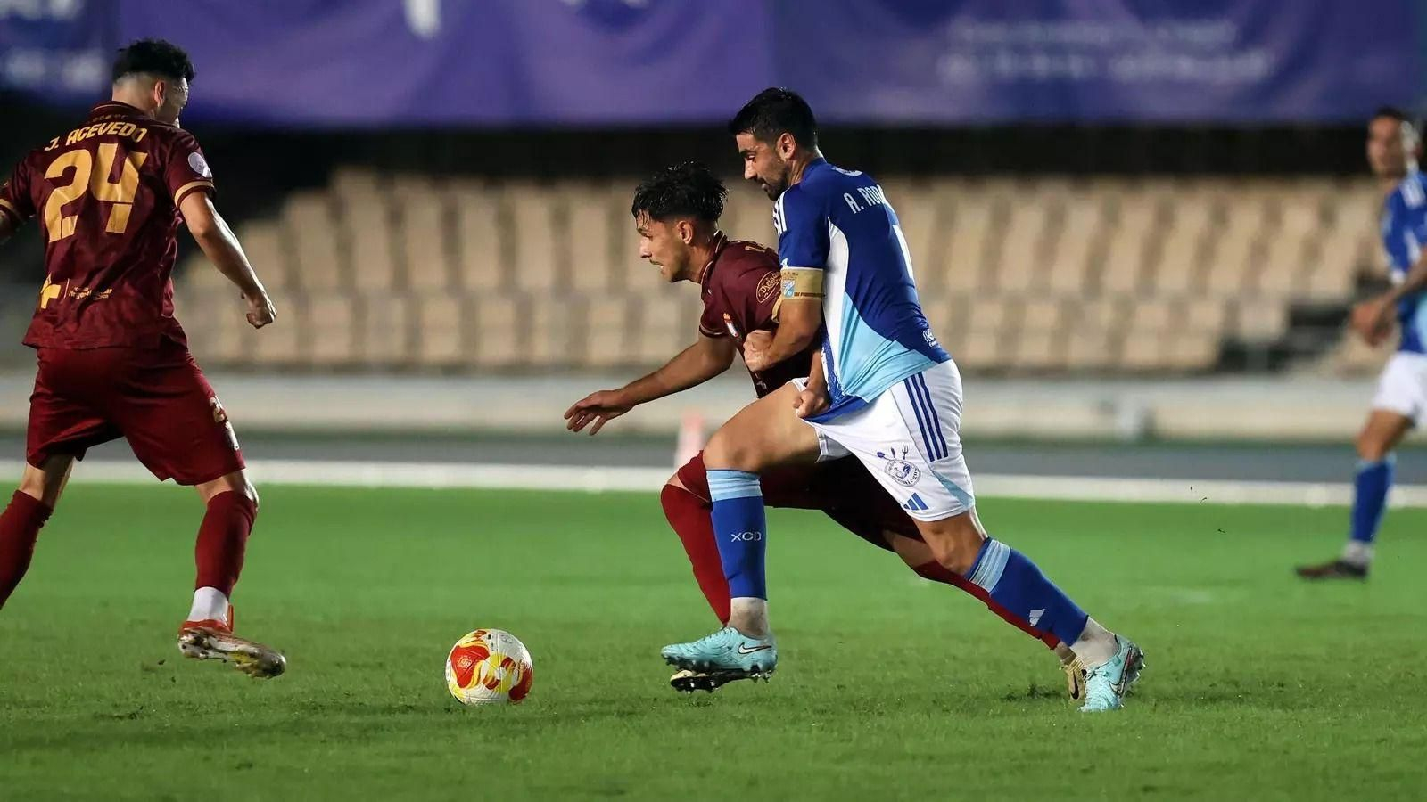 Adri Rodríguez fue expulsado el domingo ante el Lorca y ha sido castigado con dos partidos.