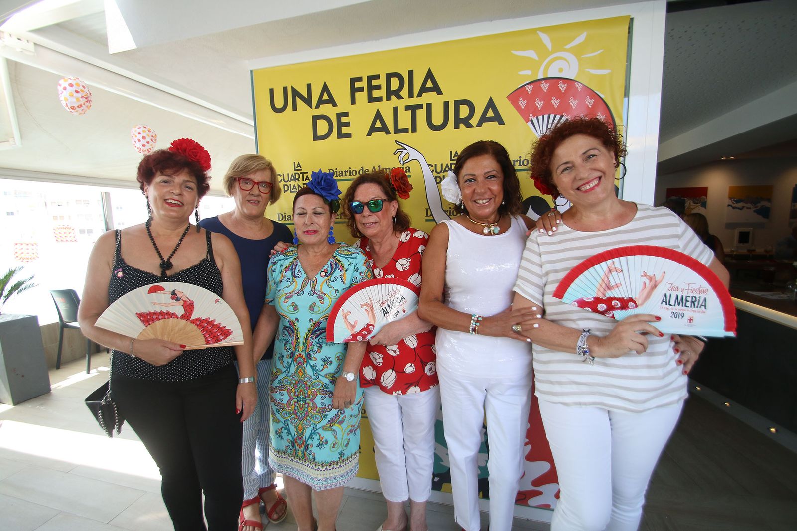 Las imágenes de la feria del mediodía del martes 20, en la Cuarta Planta. Feria de Almería 2019