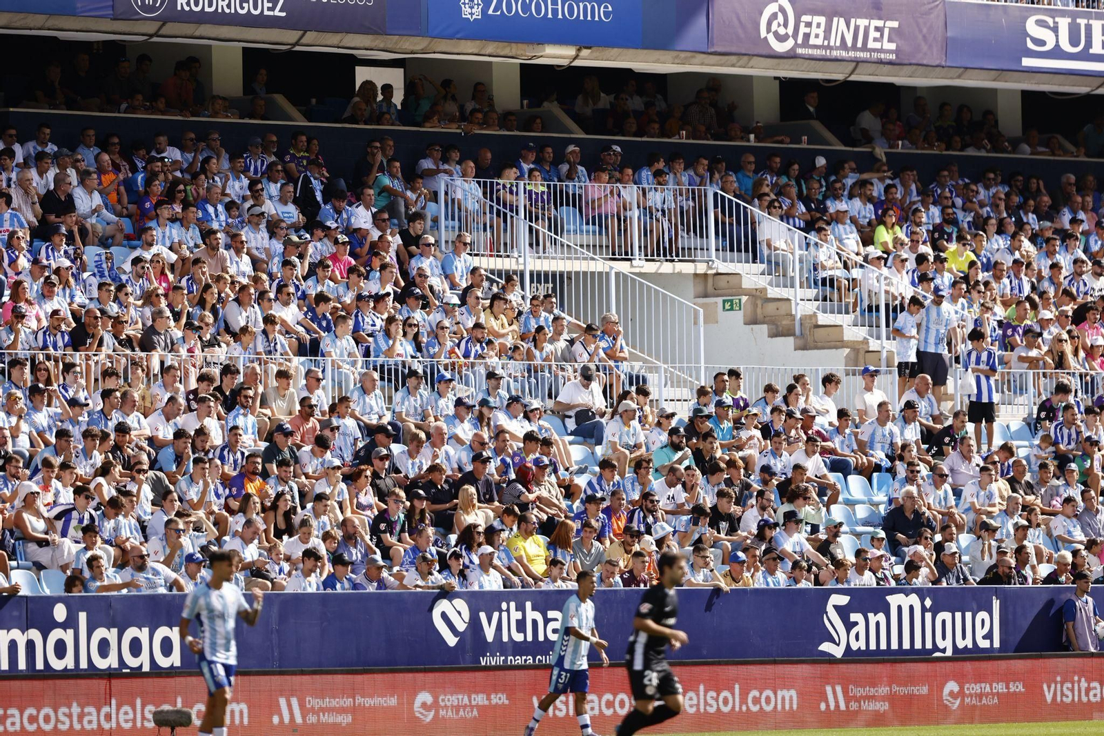 Búscate en las gradas de La Rosaleda durante el Málaga-Andorra