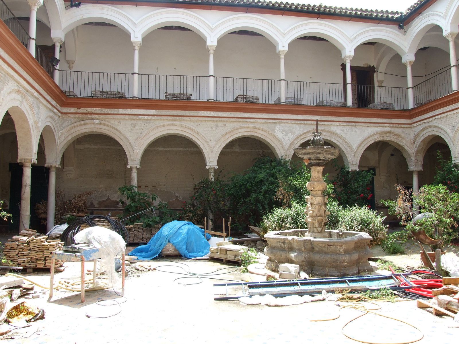 Imagen de archivo del patio del Palacio de Peñaflor.