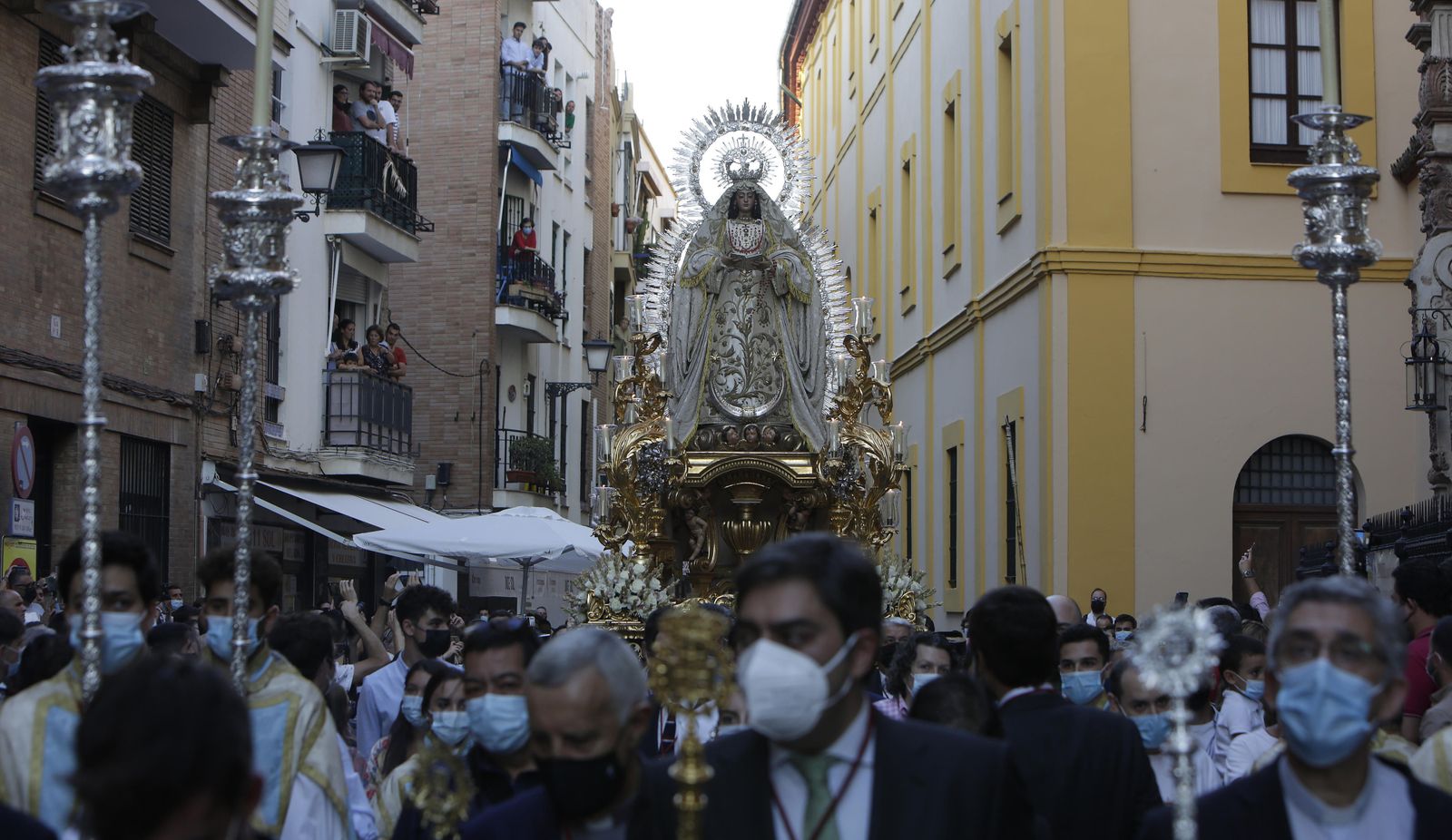 La salida de la Virgen de la Encarnación, en imágenes
