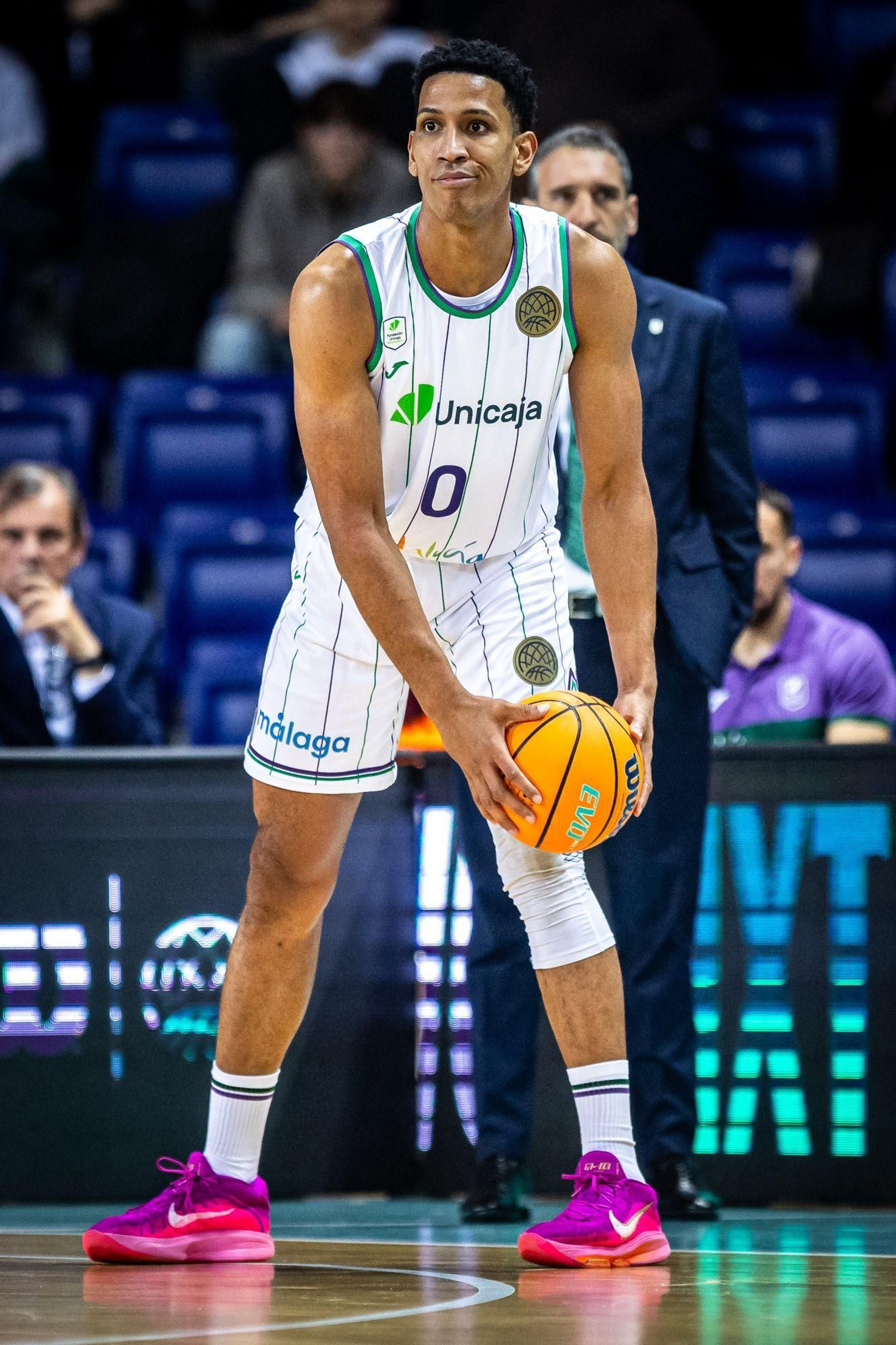 Tyson Pérez, durante el partido.
