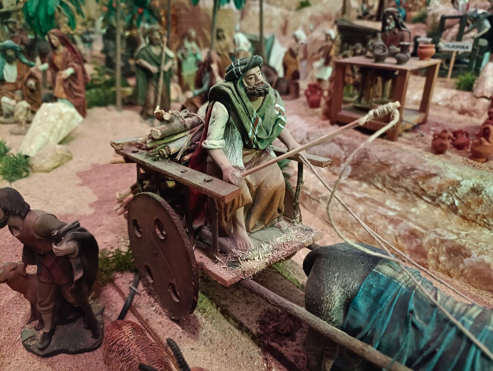 El belén más espectacular de Jaén vuelve con efectos de luz, sonido y tormenta incluida, en imágenes