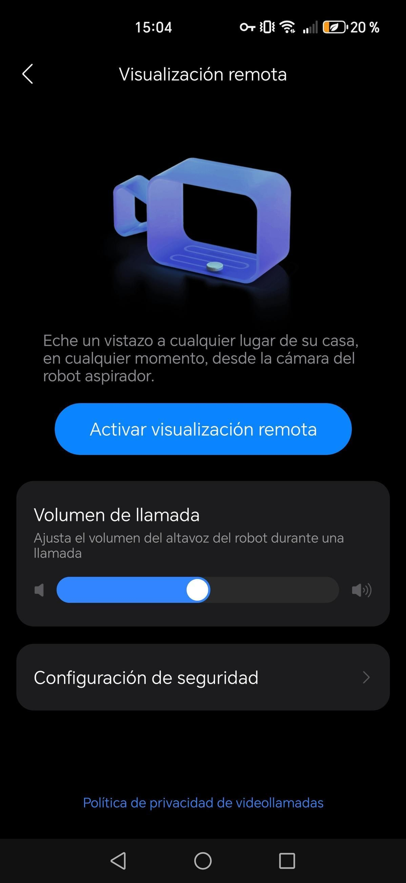 Aplicación Roborock - Robot aspirador Saros Z70