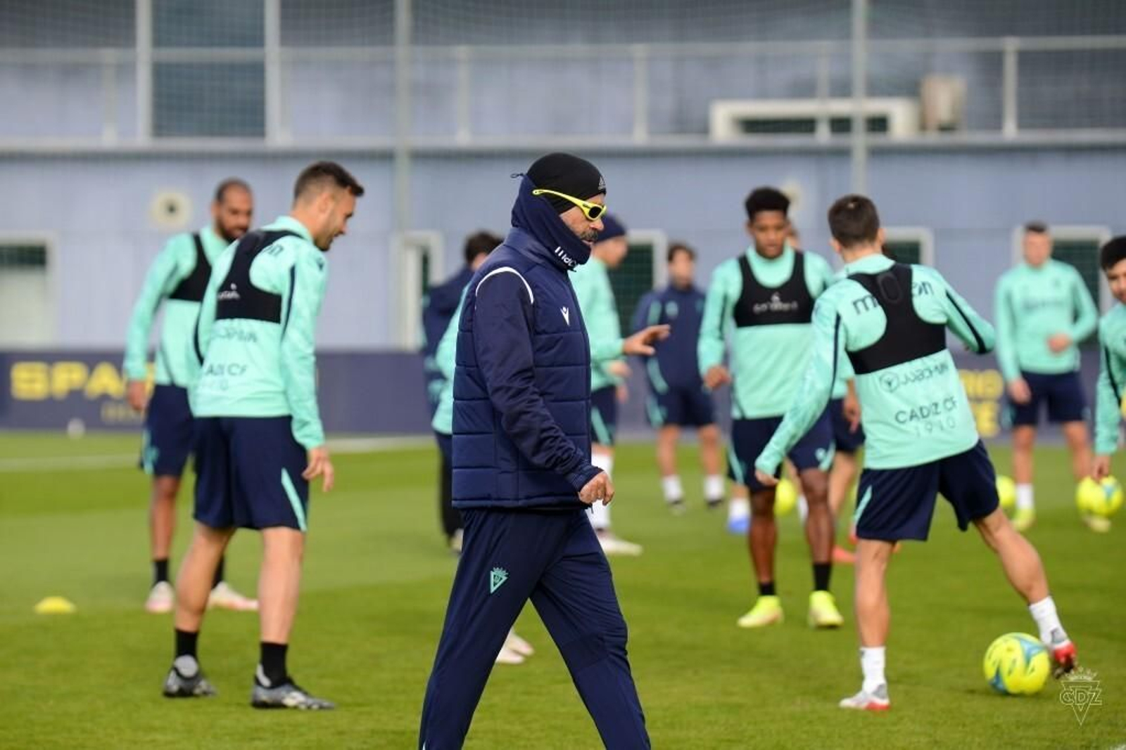 Cervera en una sesión en El Rosal.