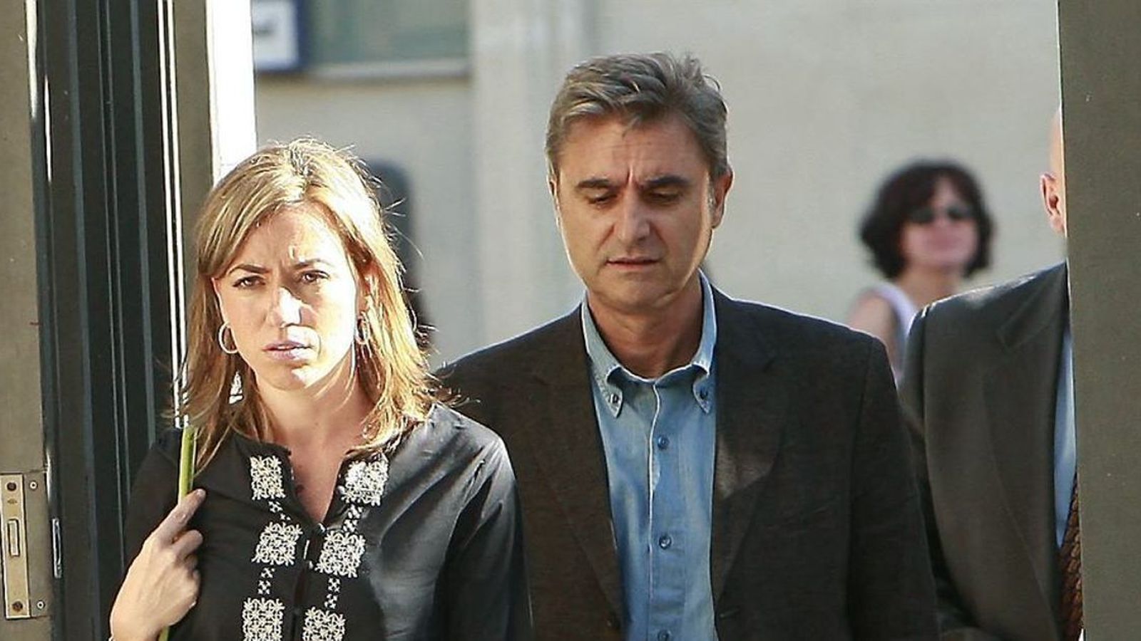 Carme Chacón y Miguel Barroso, padre de su hijo Miquel.