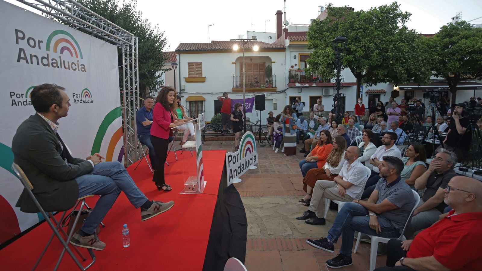 Fotos del inicio de campaña de Por Andalucía en Algeciras