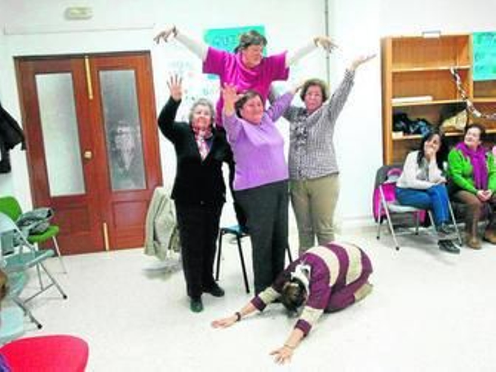 Una de las sesiones impartidas durante los talleres.