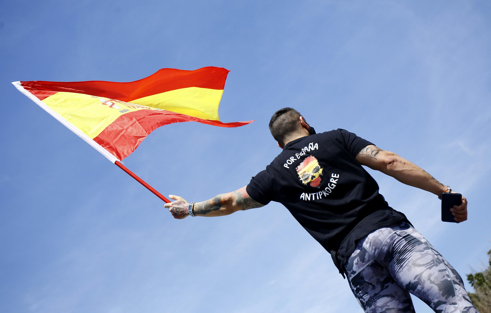 Las fotos de la caravana de protesta de Vox en Málaga