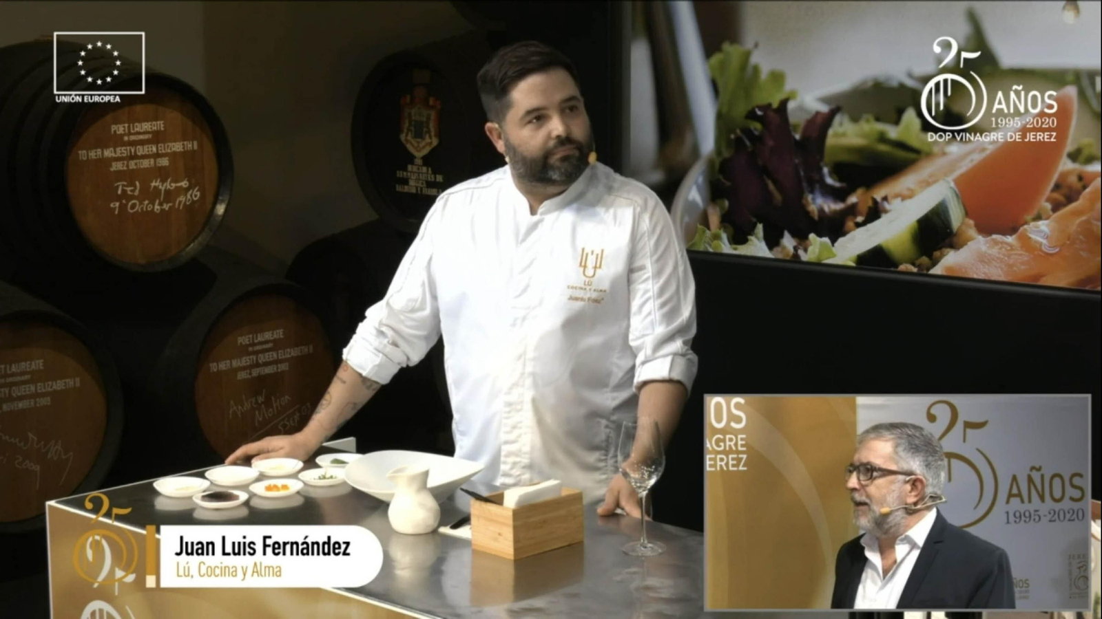 Imágenes de la 'Gala on-line del 25 aniversario del Vinagre de Jerez'