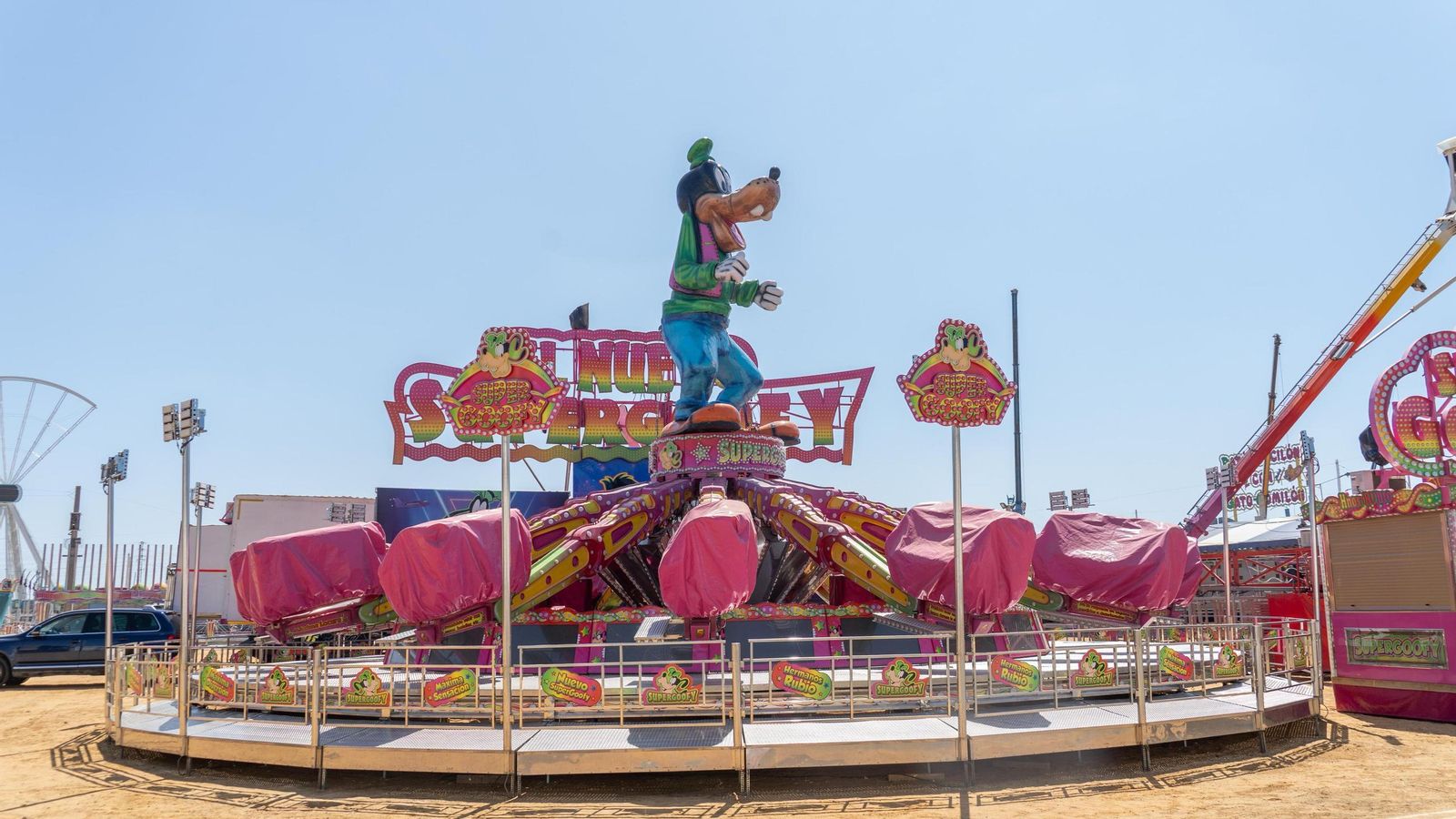 Atracciones durante los días previos al inicio de las fiestas.