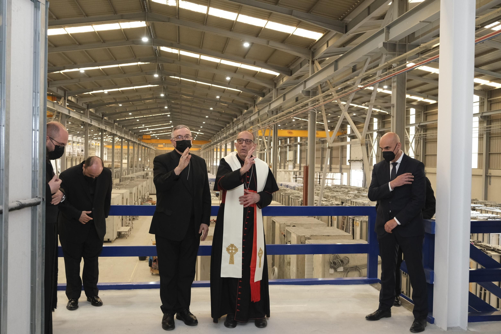 Bendición de las instalaciones de Hydrodiseño, en Huércal Overa (Almería)