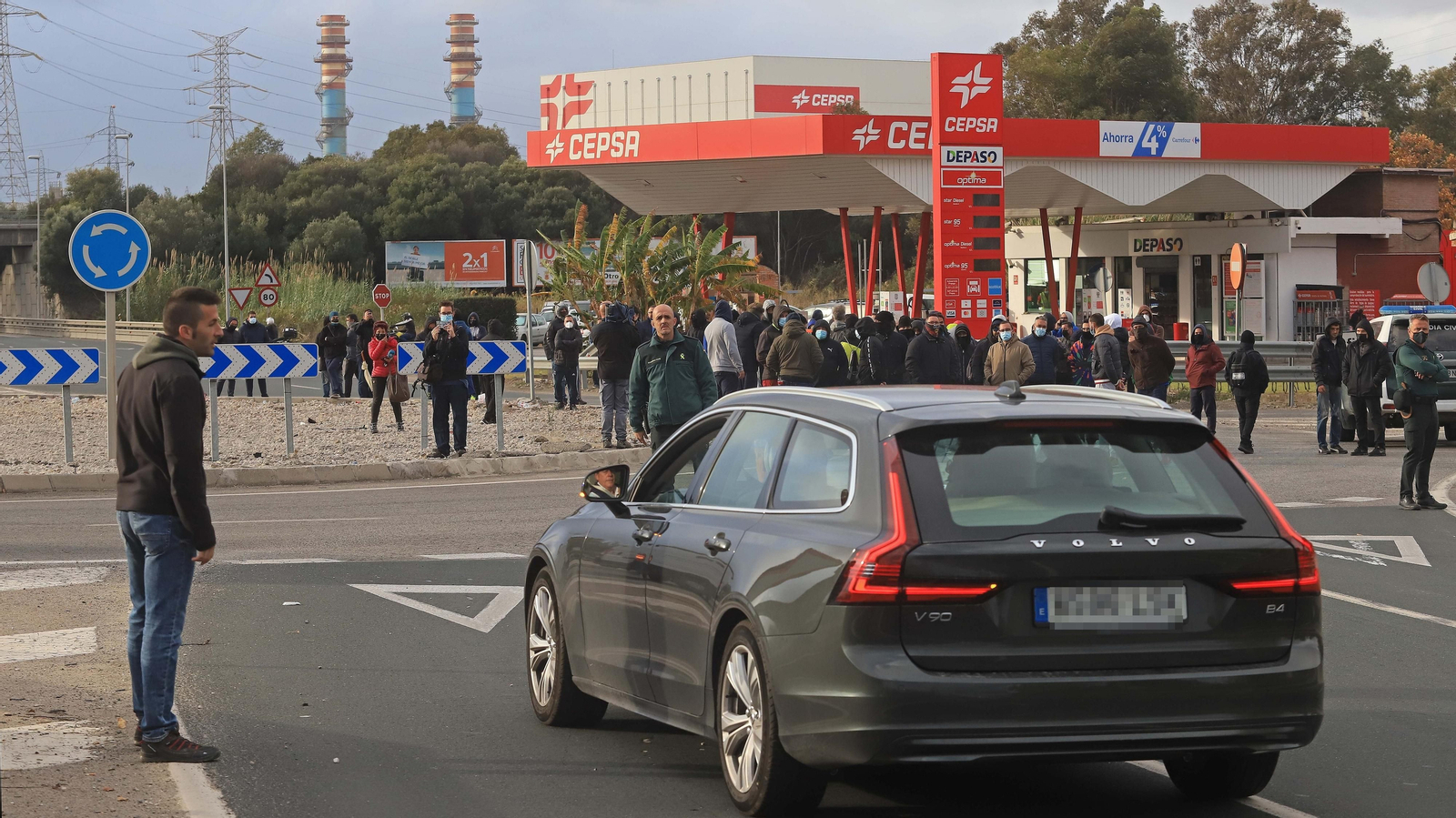Fotos de la tercera jornada de la huelga del metal en el Campo de Gibraltar