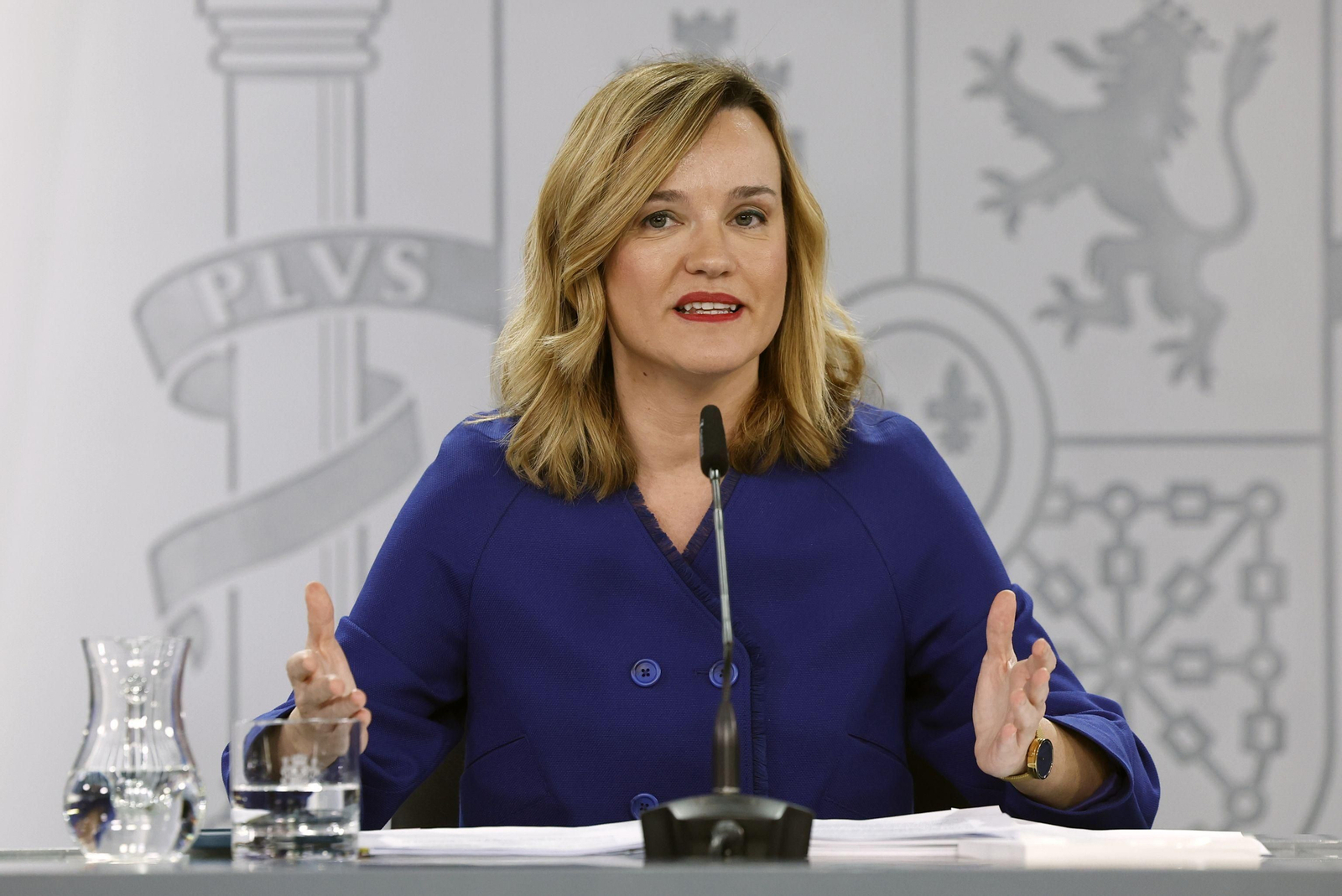 La portavoz del Gobierno, Pilar Alegría.