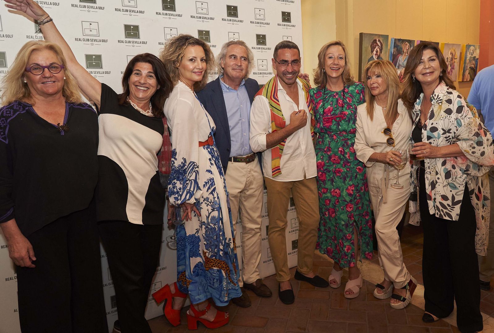 Inauguración de la exposición por del 30 aniversario Del Real Club de Golf