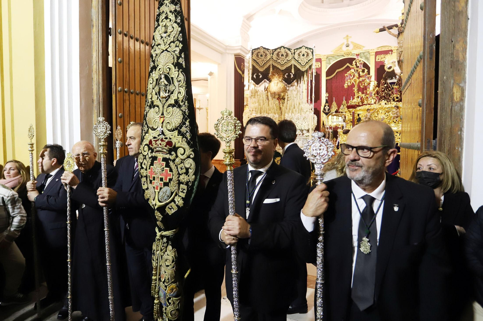 Imágenes del Nazareno en la madrugá de Huelva