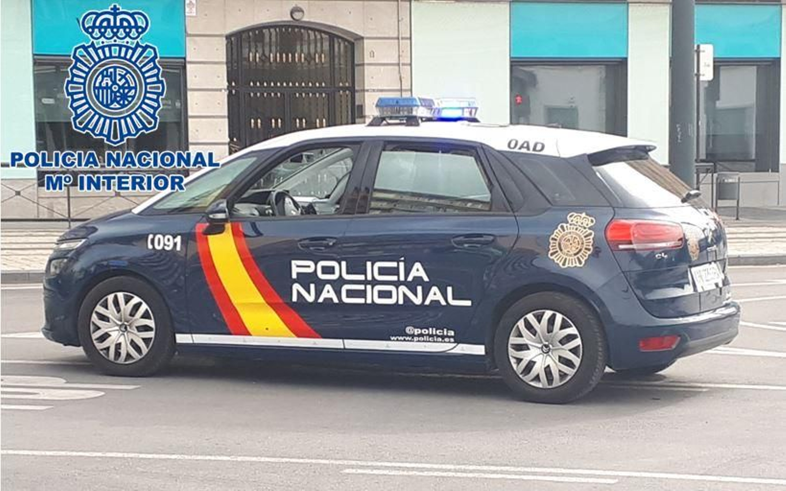 Imagen de archivo de un coche policial.