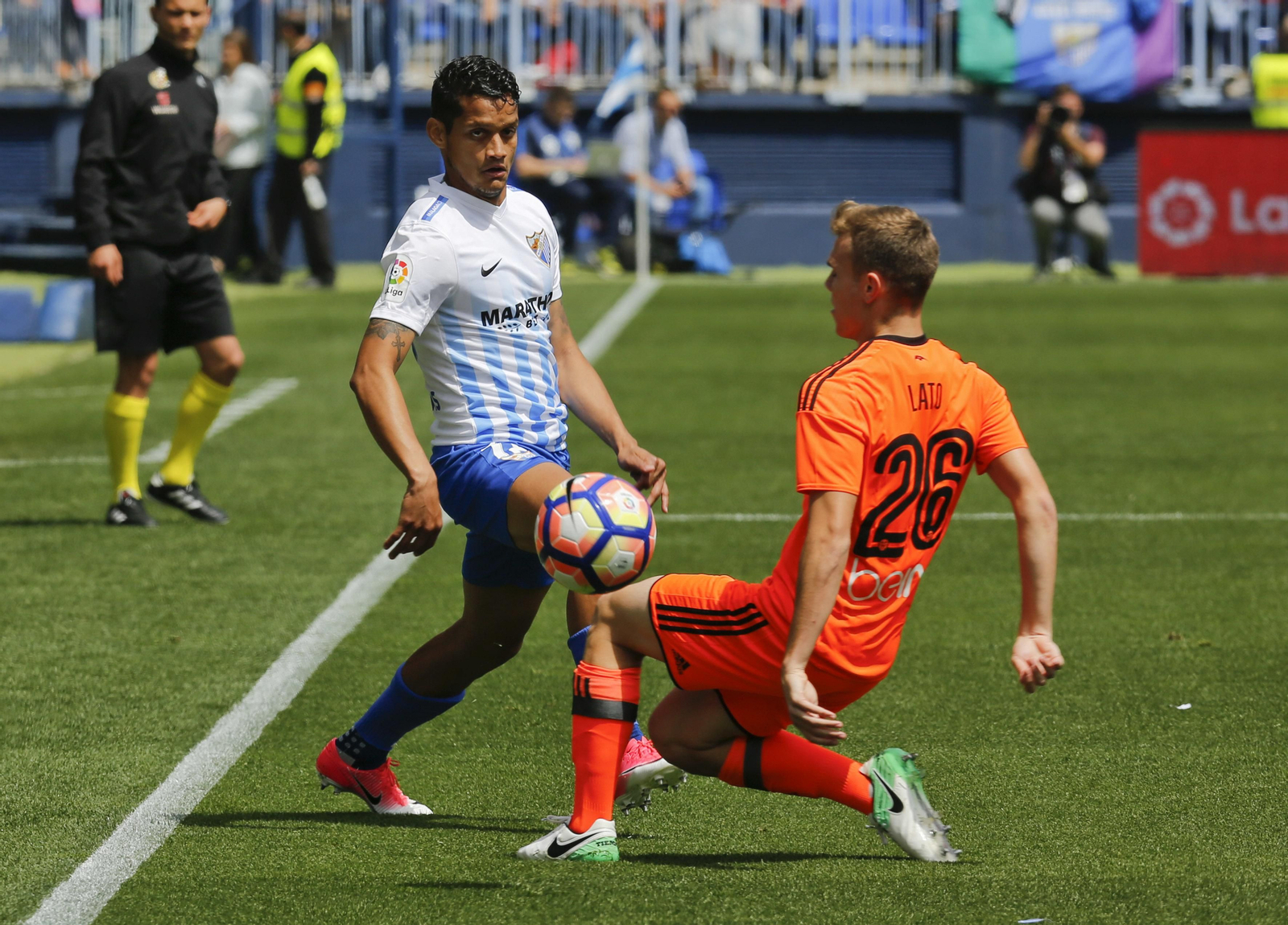 Las imágenes del Málaga-Valencia