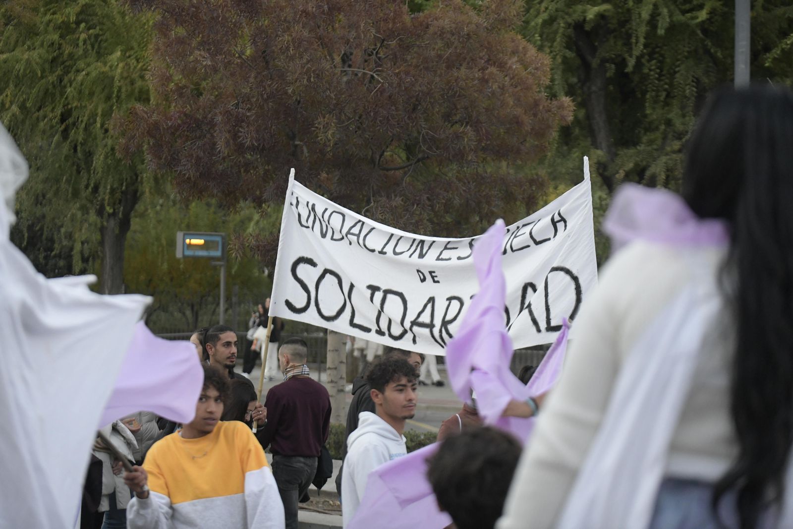 La manifestación del 25-N en Granada, en imágenes