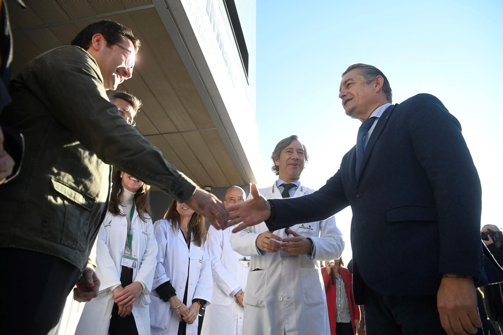 Visita de Antonio Sanz al Imibic