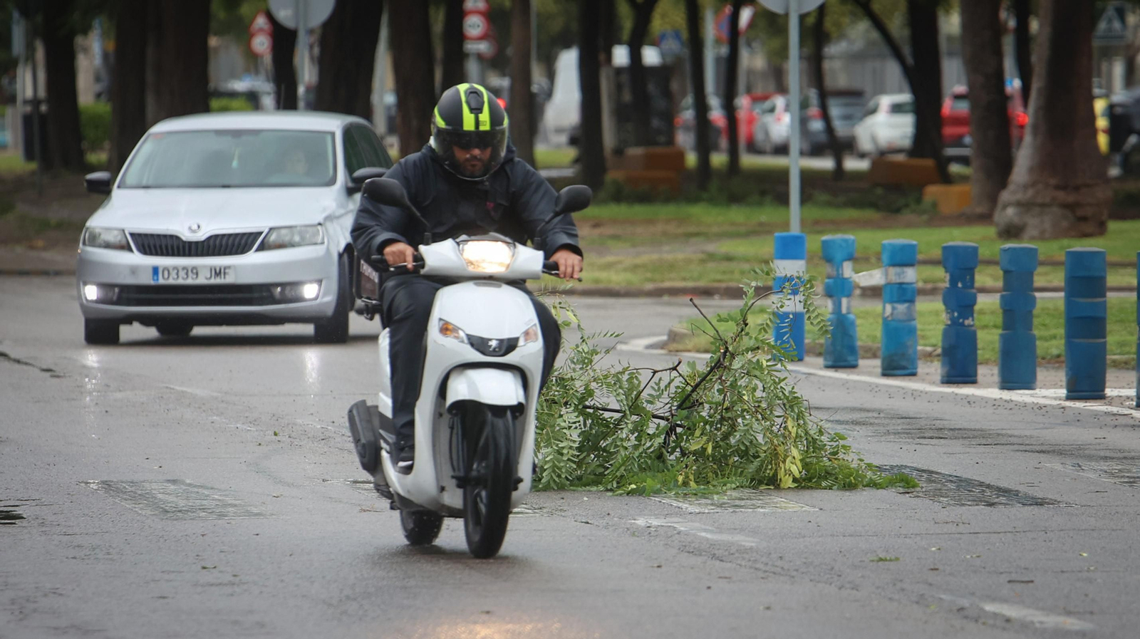 Inundaciones y destrozos en Jerez por el temporal