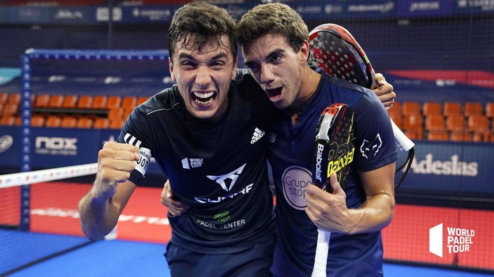 Ale Galán y el portuense Juan Lebrón, la pareja número uno del mundo.