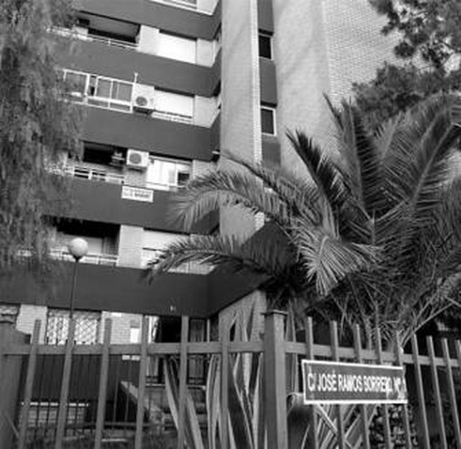 Bloque de edificios en el que se ubica el domicilio del pequeño.