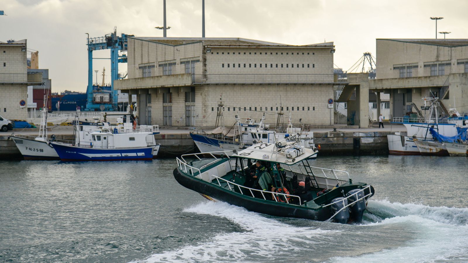 Las fotos de la exhibición de medios de la Guardia Civil en el llano amarillo