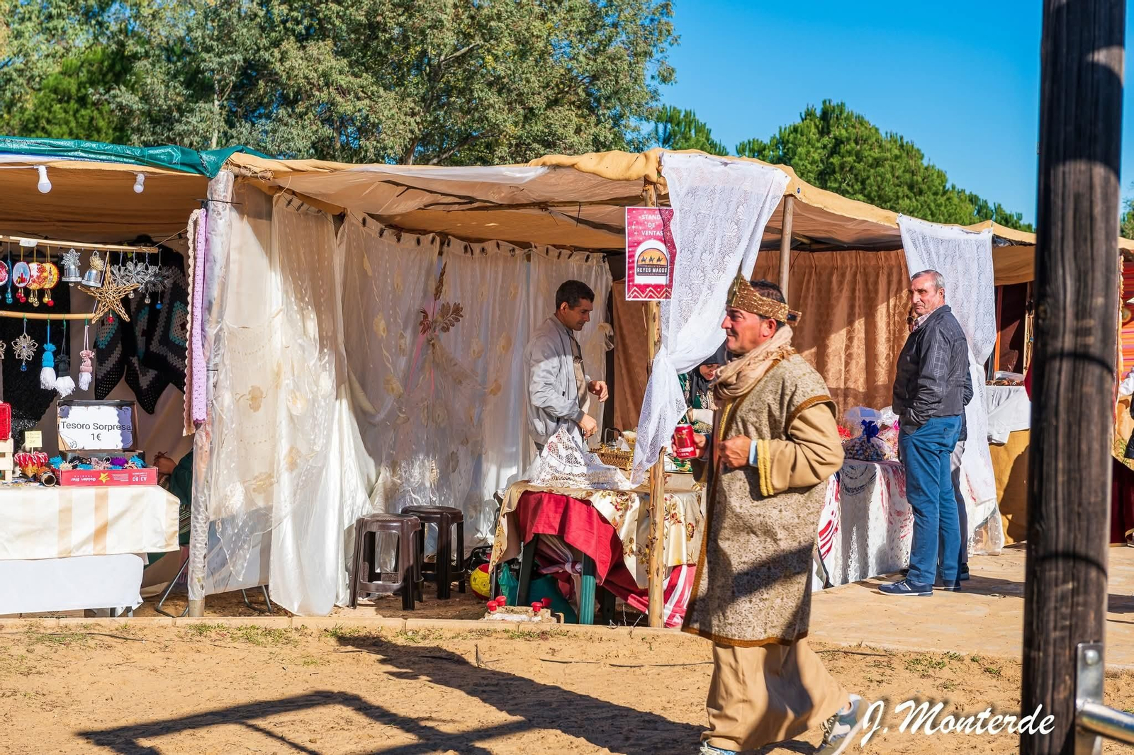 Recreación histórica de la 'Entrega del Oro de Tharsis a los Reyes Magos'.
