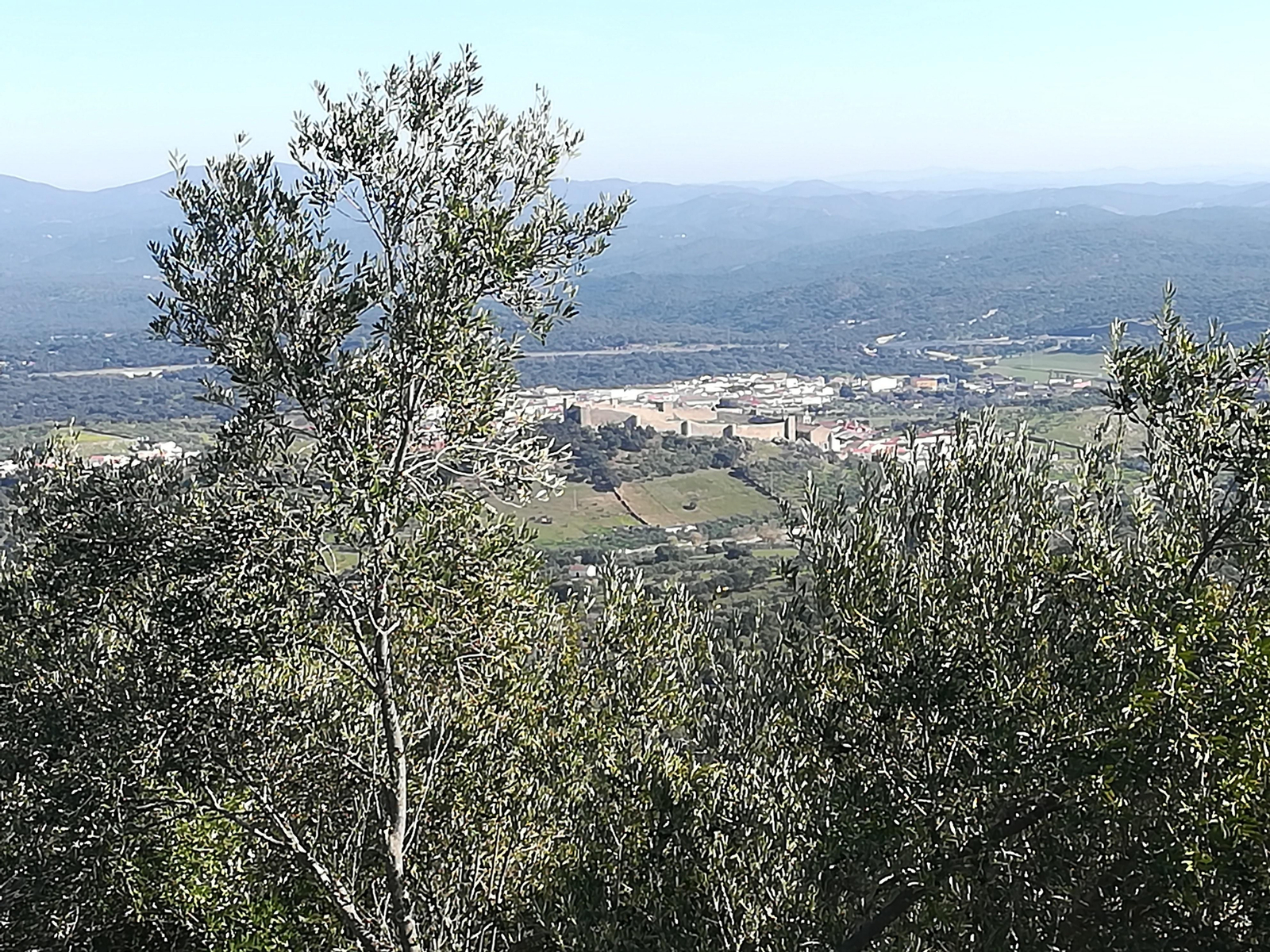 La subida al Mojón en Santa Olalla del Cala