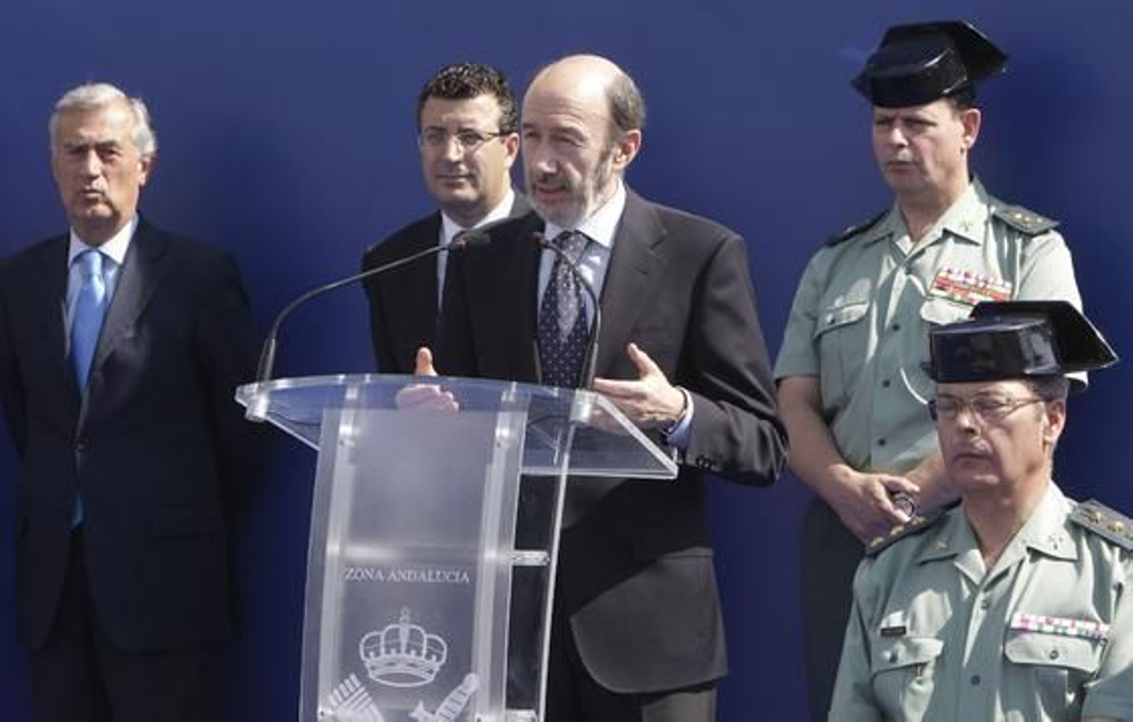 Pérez Rubalcaba durante su discruso.

Foto: José Ángel García