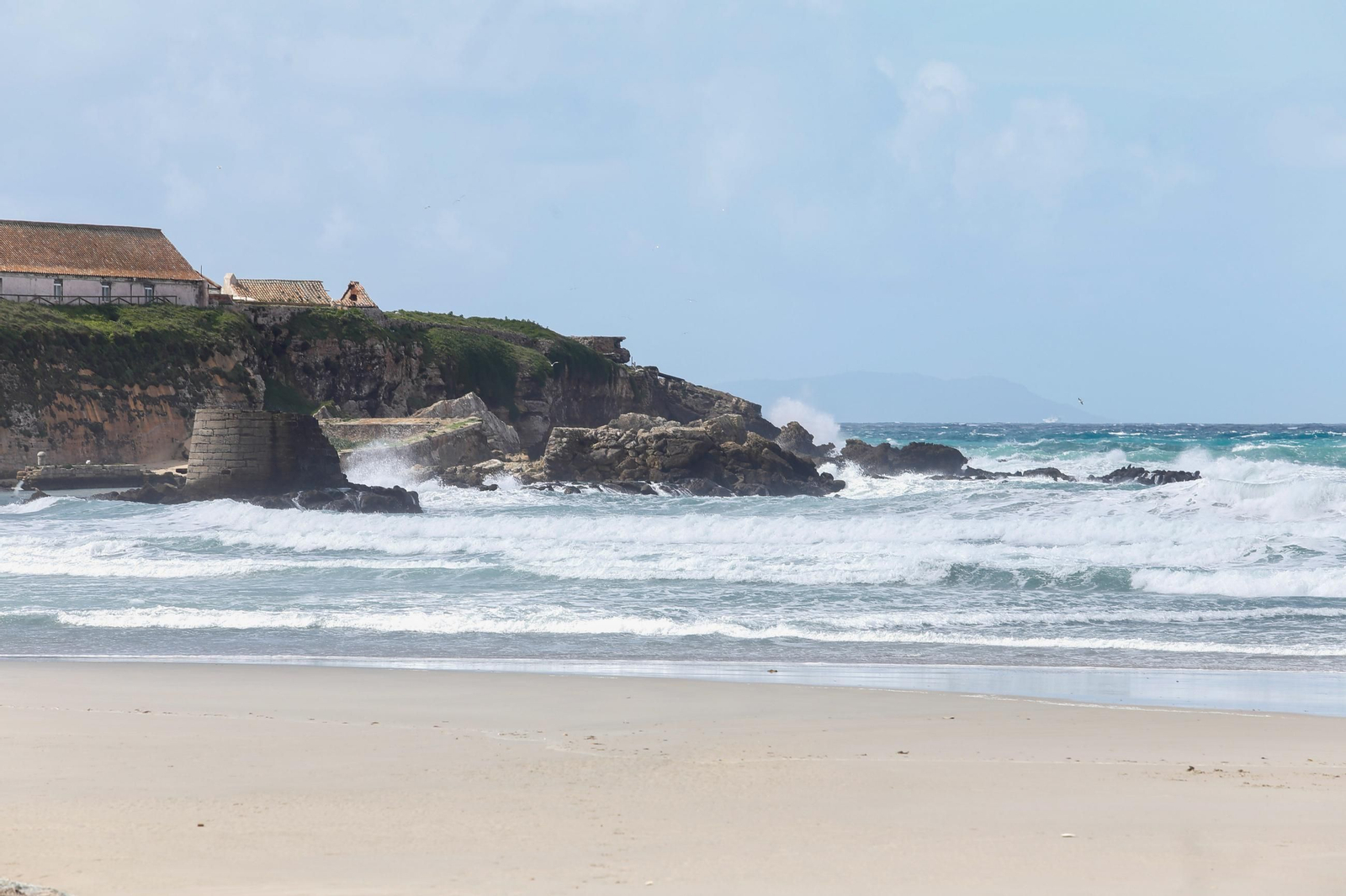 Las fotos de la tregua del temporal en Tarifa Las fotos de la tregua del temporal en Tarifa