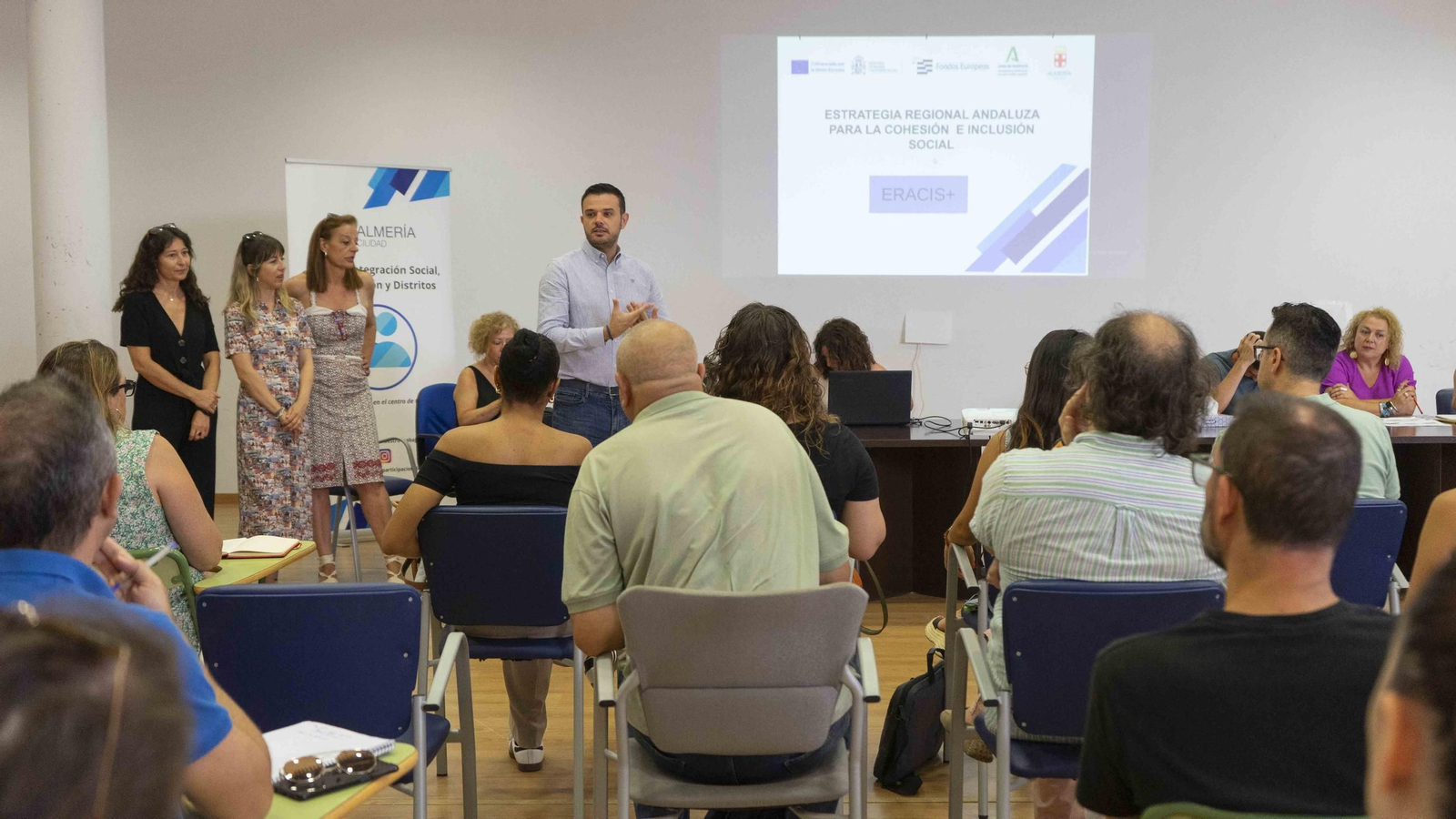 Oscar Bleda, en la presentación del programa ERACIS