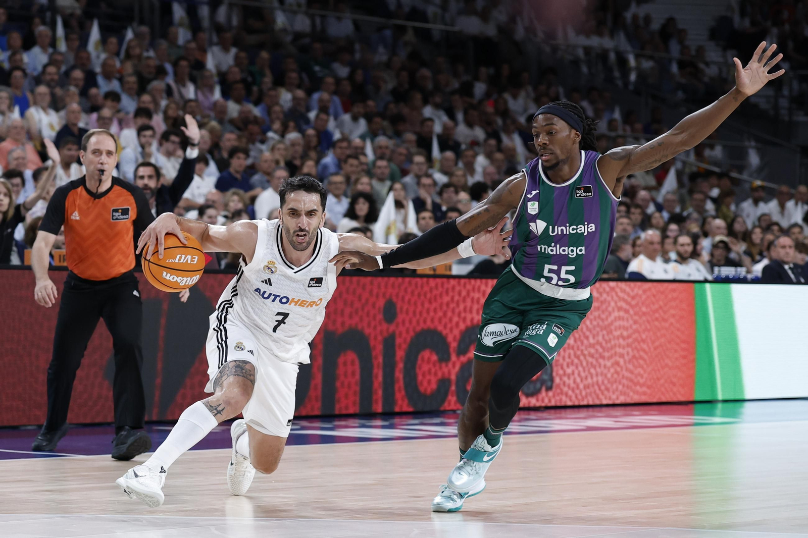 El Real Madrid-Unicaja, en fotos