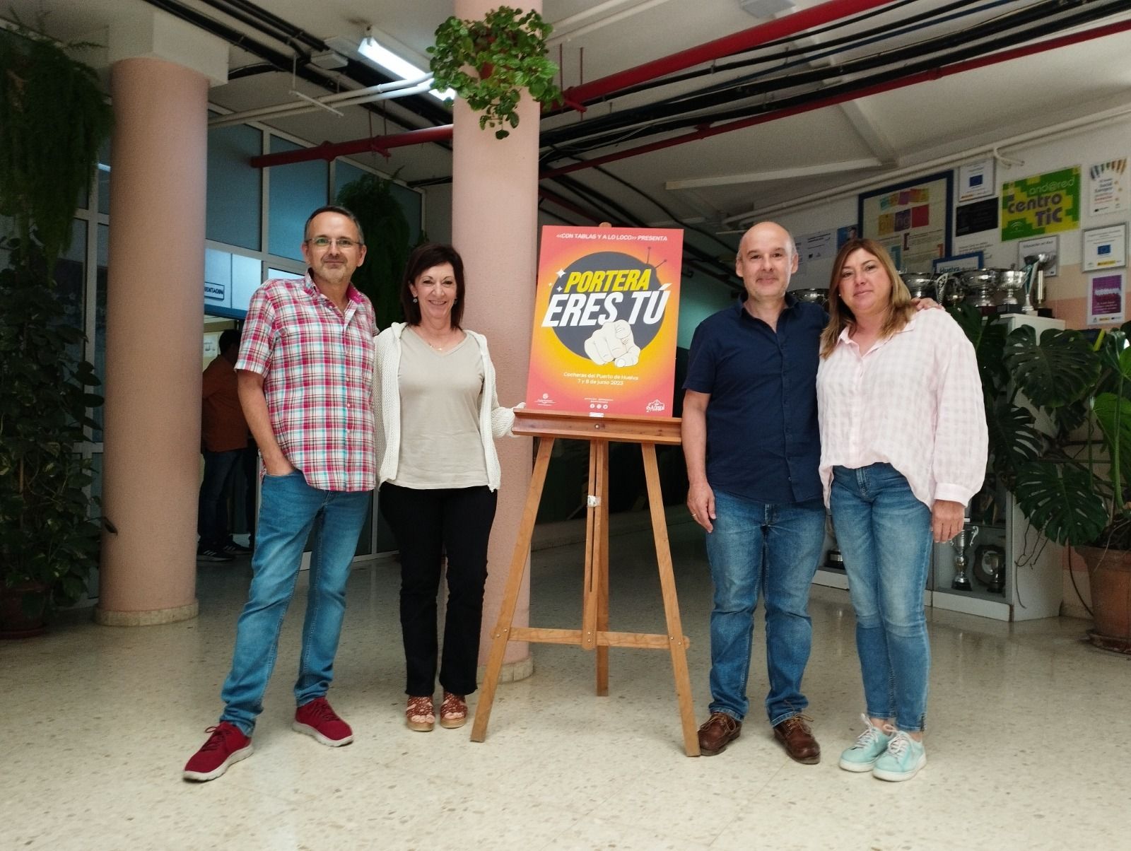 Presentación de 'Portera eres tú'.