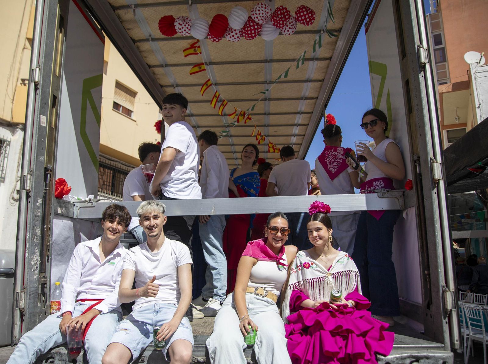 Las imágnes de la misa y procesión en honor a San Marcos en El Ejido