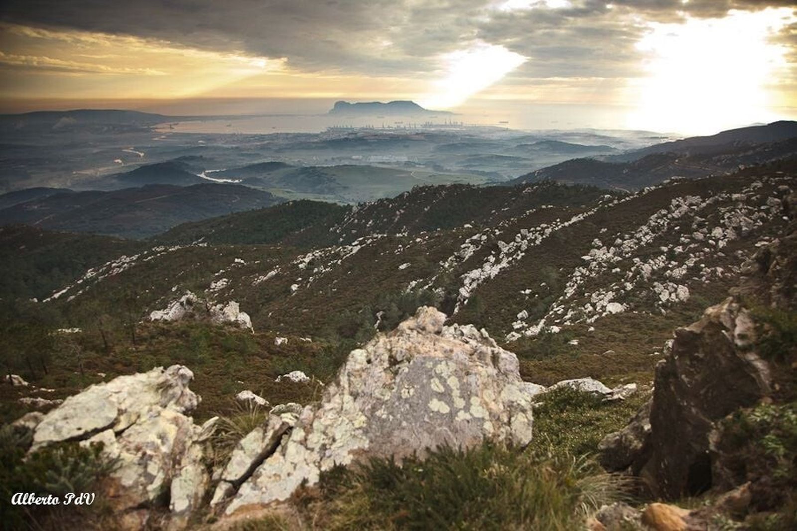 Vistas del Campo de Gibraltar.