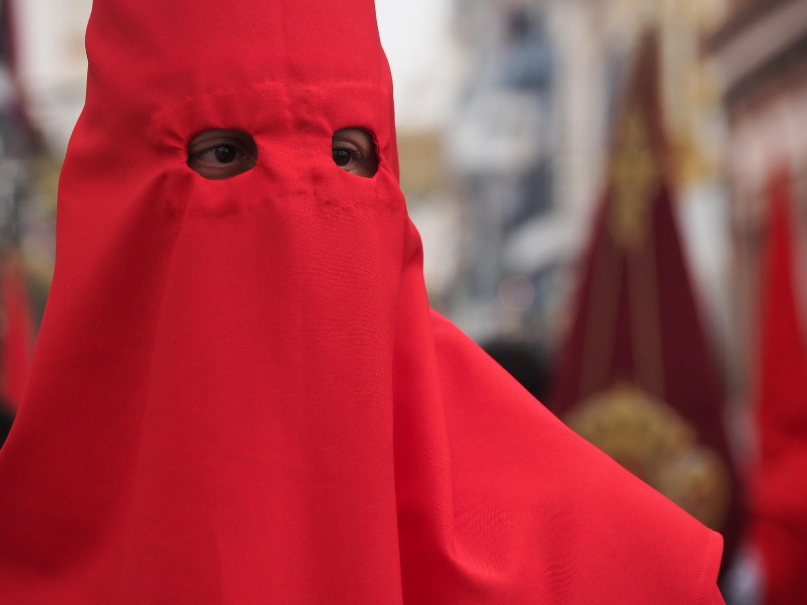 Las mejores imágenes de 'La Mulita' en Isla Cristina, única procesión en la tarde del Domingo de Ramos en la costa onubense