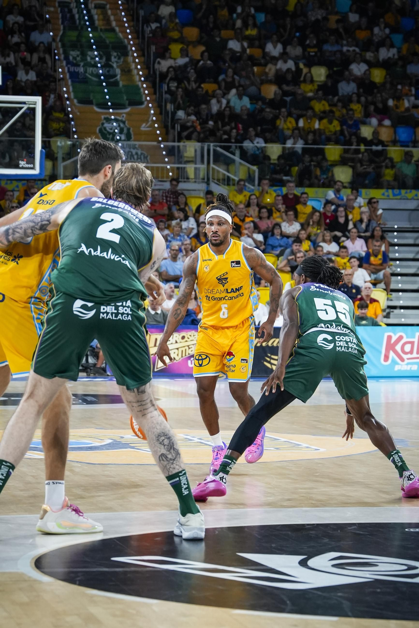 El Gran Canaria-Unicaja, en fotos